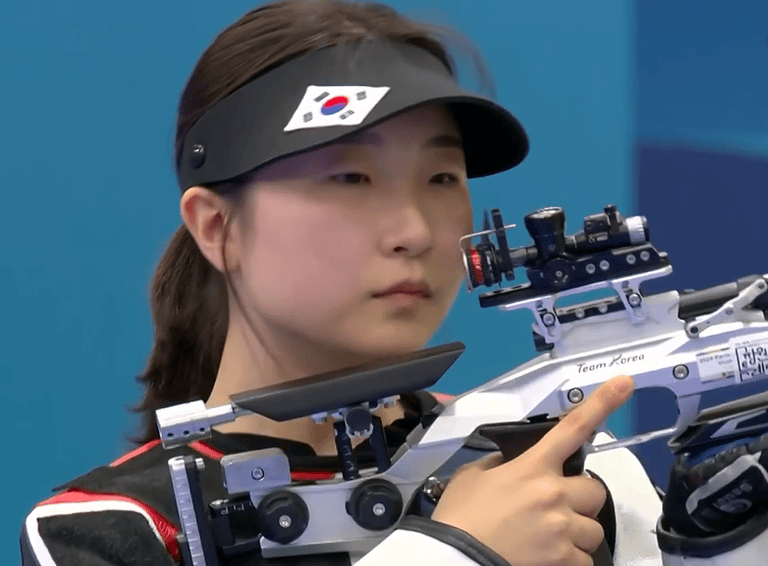 韩国射击选手表现出色获得前十
